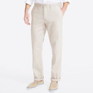 NAUTICA "Rigger" Classic Fit, Double Pleated Khakis- PR5423- Color:135- Sz:36x30